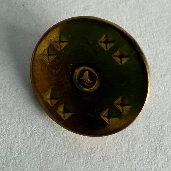 Vintage Candy Cane Heart Pin - Picture 5 of 6